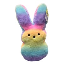 Peeps Easter Bunny Rainbow Multicolor Just Born Animal Adventure 17&quot; Plush Rabbi - £21.40 GBP