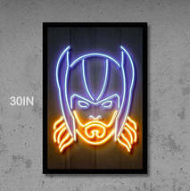 Thor Neon Portrait LED Neon Sign, Neon Sign Custom, Home Decor, Gift Neon light - £32.07 GBP+