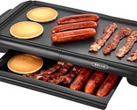 Electric Griddle Smokeless Indoor Grill with Warming Tray Nonstick Surfa... - $43.99