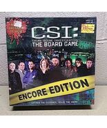 CSI Crime Scene Investigation The Board Game Encore Edition 8 New Crime ... - $14.89