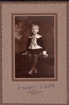 Howard Webb Cabinet Photo of Boy - New Britain, Connecticut - £14.02 GBP