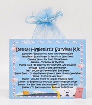 Dental Hygienist Survival Kit - Fun, Novelty Gift &amp; Greetings Card Alternative - £6.48 GBP