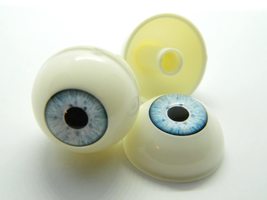 Pair of Realistic Life size Human/Zombie Acrylic Eyes for Halloween PROP... - £10.38 GBP