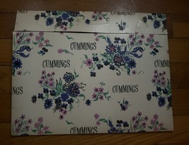 Vintage EMPTY Defunct Cummings Clothing Store Quincy MA Christmas Gift Box - $22.28