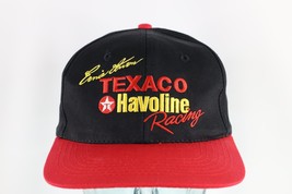 NOS Vintage 90s NASCAR Ernie Irvan Texaco Havoline Racing Spell Out Snapback Hat - £31.61 GBP