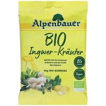 Alpenbauer Organic Lozenges: Ginger Herbs 90g Made In Austria-FREE Shipping - £6.95 GBP