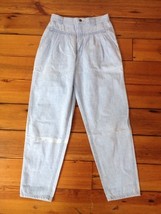 Vtg LEE 80s 90s Light Wash Pleated Front Straight Leg Classic Fit USA Je... - $39.59