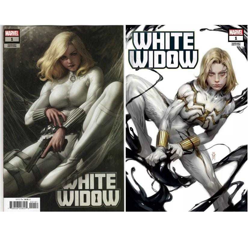 2023 Marvel Comics White Widow Artgerm &amp; Miguel Mercado Variant #1 - £22.47 GBP