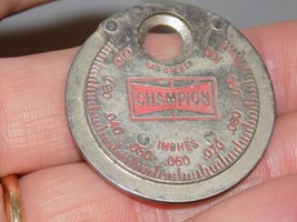 Vintage Champion Metal Embossed Gap Gauge - $14.85