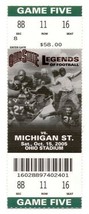 Michigan State vs Ohio State Football Ticket Stub 10-15-2005 - £15.12 GBP