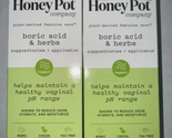 2x The Honey Pot Company 7 Day Boric Acid &amp; Herbs Suppositories - Mainta... - $19.75