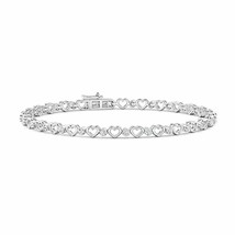 Authenticity Guarantee 
ANGARA Three Stone Diamond Stackable Bracelet in 14K ... - £682.67 GBP