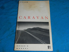 199 91 Dodge Caravan Owner's Service Manual - $7.48