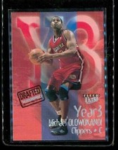 2000-01 Fleer Ultra Year 3 Emboss Basketball Card #6 Michael Olowokandi Clippers - £3.88 GBP
