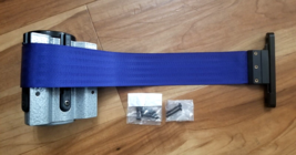 Tensabarrier Gray w/ a Blue Belt Barrier - $39.59