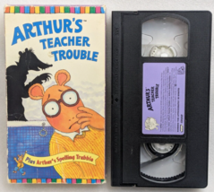 Arthur Arthurs Teacher Trouble and Arthurs Spelling Trubble (VHS, 1997) - £9.24 GBP