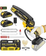 Toolife 6Inch Mini Chainsaw, Handheld Electric Battery Powered Chainsaw ... - $50.93
