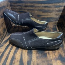 Naturalizer Women&#39;s  Naturalsoul  Brown Leather Slip ons 9M - $505.32 MXN