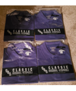 Lot of 4 Boy&#39;s School Uniform Royal Blue LS Polo Shirts Sz 7 New 4 Shirt... - $26.19