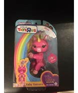 WowWee AUTHENTIC Fingerlings Interactive Unicorn Skye Pink Toy - £31.94 GBP