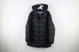 LL Bean Womens Large Distressed Goose Down Insulated Hooded Puffer Jacke... - $74.20