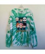 JuJuTsu Kaisen Anime Sweatshirt Green White Tie Dye Top Manga Gege Akuta... - $58.64 CAD