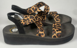 Yellow Mat By Yellowbox Bunkie Leopard Cheetah Sandals Size 11 - £9.92 GBP