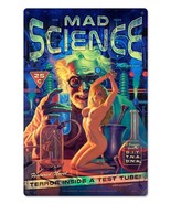 Mad Science Wild pin up Giclee Pin Up Metal Sign by Greg Hildebrandt 3 s... - €13,11 EUR+