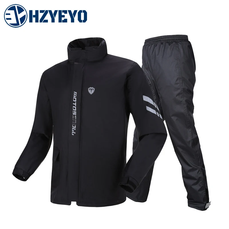 Motorcycle Raincoats Split Raincoat Waterproof Jacket Pants Motorbike Rain Coat - £50.41 GBP