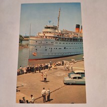 Postcard SS South American Steamship Lackawanna Terminal Chrome Unposted - £6.92 GBP
