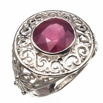 Arenaworld 7 Carat Natural Certified Ruby Gemstone Gemstone 925 Sterling Silver  - £63.70 GBP