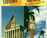1938 Greyhound Bus Lines Vacation Time in Atlantic Vacation Land Brochure  - $34.61