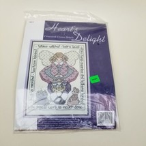 Angel Hearts Delight Counted Cross Stitch Kit Sugarplum Express Sealed 017 - $19.79