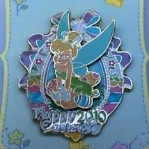 Disney Pin - Tinker Bell With Bunny Ears, Happy Easter 2010, w/ Card, LE 3000 - £14.98 GBP