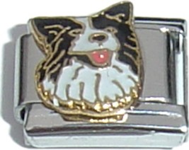 Border Collie Dog Italian Charm - £7.09 GBP