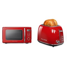 Galanz GLCMKZ09RDR09 Retro Countertop Microwave Oven with Auto Cook &amp; Re... - £199.22 GBP