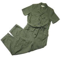 NWT Madewell Tie-Waist Military Jumpsuit in Dried Clover Green Cotton XS - £91.92 GBP