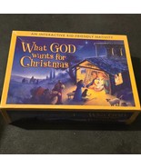 What God Wants for Christmas Interactive Nativity Set FamilyLife 2006 Ne... - $833.04 MXN