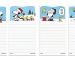Peanuts Characters Snoopy and Woodstock Winter Themed Lined Notepads, 6 ... - £15.21 GBP