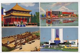 12 Century of Progress Postcards 1933 Chicago Illinois International Exposition - £20.75 GBP