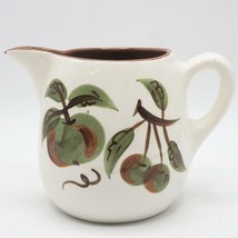 Vintage Stangl Ceramiche Piccolo Lattiera Caraffa Apple Dipinto a Mano - $46.22