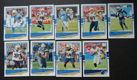 2020 Donruss Los Angeles Chargers Veterans Base Team Set of 9 Football Cards - £3.14 GBP