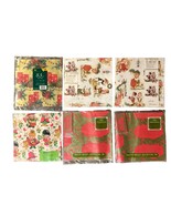 Vintage Christmas Gift Wrap NEW 6 Packages - £14.22 GBP