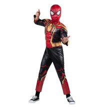 NEW Marvel Spider-Man Integrated Suit Halloween Costume Boys Small Jumps... - £15.78 GBP