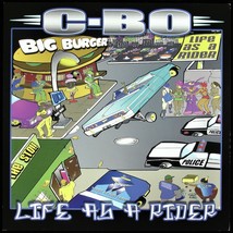 C-BO &quot;LIFE AS A RIDER&quot; 2002 PROMO POSTER/FLAT 2-SIDED 12X12 ~RARE~ HTF *... - $22.49