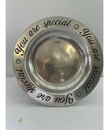 Pewter Plate Wilton Mount Joy &quot;You Are Special&quot; Plate - $43.95