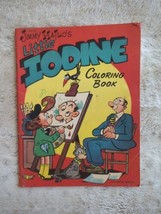 Jimmy Hatlos Little Iodine Coloring Book 1951 Whitman SC Vtg 697-10 King Feature - £10.98 GBP