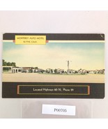 Monterey Auto Motel Blyth California 1930s Linen Postcard Highways 60-70... - €12,72 EUR