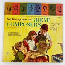 Walt Disney Presents The Great Composers Vinyl LP Record Album/Booklet G... - $9.89