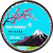 VEGAN Black Hawaiian Sea Salt face Scrub Black Salt Scrub Exotic Body Scrub - $21.78